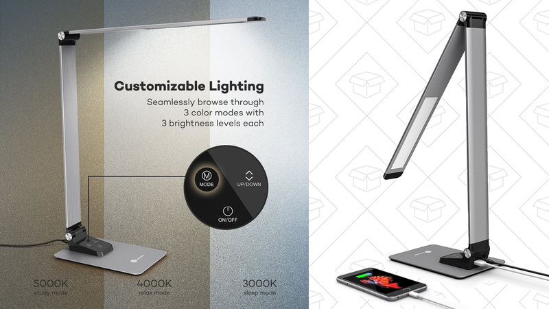 TaoTronics LED Desk Lamp, $30 with code 24XI8GZ7